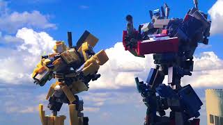 LEGO Transformers Trailer stop motion [upl. by Abbe]