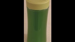 Raw Food Recipe wheatgrass  coconut water [upl. by Ahel]