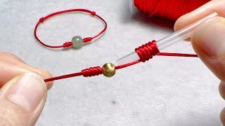 How to Make Bracelet with 1 String in 5 Minutes DIY Jewelry Tutorials [upl. by Ader178]