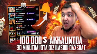 100 000 AKKAUNTDA 30 MINUTDA 10 TA QIZ ILASHDI 😱 HAMMA NARSA DONATGA BOGLIQMI prank [upl. by Roderica189]