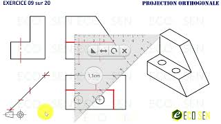 Projection Orthogonale  Exercice 09 sur 20 [upl. by Kruse321]