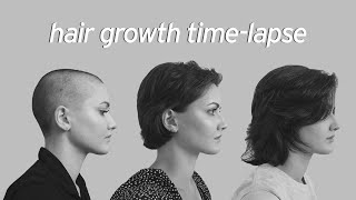 Hair Growth Timelapse  1 Year [upl. by Solotsopa]