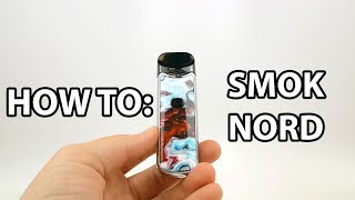 How To Fill And Prime Smok Nord  Vaporleaf [upl. by Hudson]