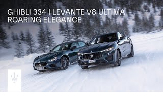 Maserati Ghibli 334 Levante V8 Ultima Roaring Elegance [upl. by Yentruocal]