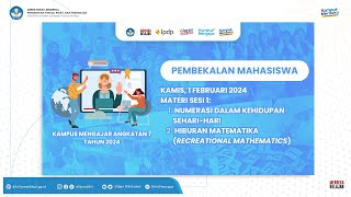 Pembekalan Mahasiswa Kampus Mengajar Angkatan 7 Tahun 2024 [upl. by Ecydnac482]