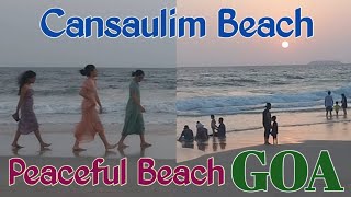 Cansaulim Beach  True vlogs  South Goa tour  Goa night life  Famous amp Beautiful Beach Goa vlogs [upl. by Farrica]