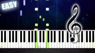 Flea Waltz  Flohwalzer  EASY Piano Tutorial by PlutaX [upl. by Einot]