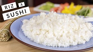 Comment CUIRE du RIZ à SUSHI Recette facile  HOP DANS LE WOK [upl. by Alikee]