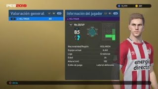 Players of the Week Apr 11 19 Joel Veltman  PES 2019  myClub [upl. by Avlis155]