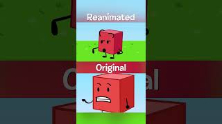 BFDI 25 Reanimated COMPARISON bfdi objectshow animation shorts [upl. by Woodman]