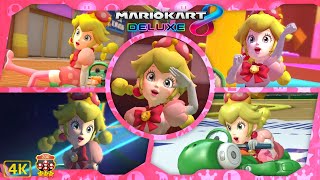 Mario Kart 8 Deluxe DLC ⁴ᴷ Waves 1  6 200cc 3Star Rank Peachette gameplay [upl. by Jeni]