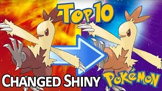 Top 10 Generation 3 Pokemon That Changed Their Shiny Coloration Over Time [upl. by Odlanor]