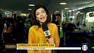 Saiu na Mídia  Expo CIEE 2019 no SPTV 1ª Edição [upl. by Neliak]