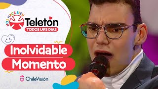 ¡INOLVIDABLE Adrian Vega reaparece en Teletón con su nueva música a los 18 años  Teletón 2203 [upl. by Zzahc]