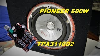 TPA3116D2 Test  Pioneer VCCS [upl. by Ronnholm]