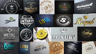 Logo Mockup Free Download  100 popular psd logo mockups  Where to download Photoshop logo mockup [upl. by Josee]