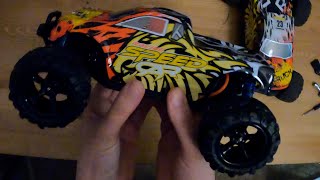 DEERC 9310 Remote Control Car 118 Scale 4WD Off Road RC Monster Truck FIRST RUN [upl. by Ainafetse]