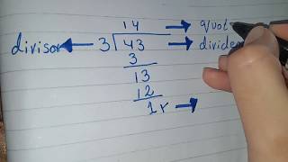 What is Quotient  Dividend  Divisor  Remainder [upl. by Moyna941]