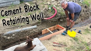 Building a Retaining Wall  Getting the Footings Right Part 1 [upl. by Aenitsirhc]