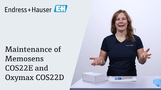 Maintenance of Memosens COS22E and Oxymax COS22D  EndressHauser [upl. by Adriell]