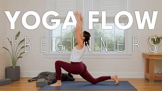 Yoga Flow For Beginners  Intro To Flow [upl. by Grobe]