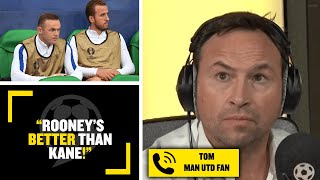 quotROONEYS BETTER THAN KANEquot😮 Jason Cundy says Wayne Rooney was a better player than Kane is [upl. by Hinkle]