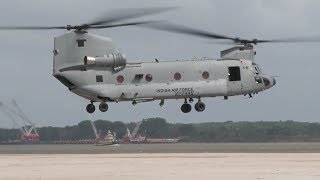 Indian Air Forces AH64E Apache amp CH47FI Chinook first flight [upl. by Fineman]