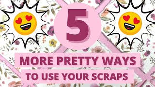 😱 5 MORE Ways 😱 to use Your Paper SCRAPS Which ones your favourite [upl. by Chance]