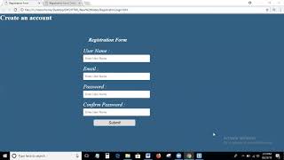 How to create Simple Registration Form in Html and Css  How to design Simple Registration Form Html [upl. by Hearsh]