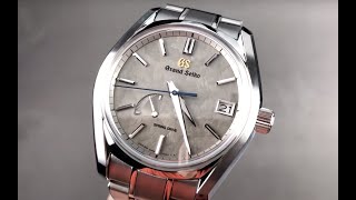 Grand Seiko Spring Drive Four Seasons quotWinterquot SBGA415 Grand Seiko Watch Review [upl. by Tnarb]