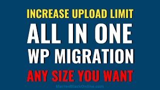 How To Fix All In One WP Migration Stuck at 100  All In One WP Migration Import Not Working [upl. by Zimmermann]