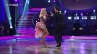 Dancing Star Maria Santner mit Martin Ferdiny  Samba [upl. by Nyrhtak]