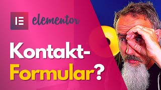 Elementor Pro Kontaktformular erstellen Anleitung in Deutsch [upl. by Eentroc649]