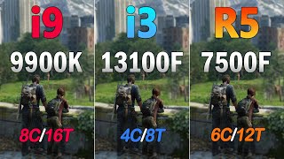 i3 13100F i9 9900k vs ryzen 5 7500F  Benchmark and Gaming Test on 1080p [upl. by Marthena]