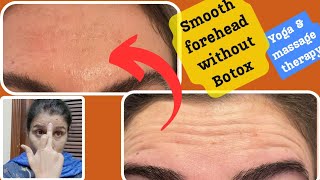 Smooth Deep Forehead Wrinkles with face Yoga and Massage Therapy [upl. by Animsaj317]