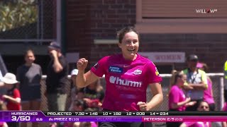 Kate Peterson 3 wickets vs Hobart Hurricanes Women [upl. by Ronica]