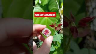 Rubellite Tourmaline ring perak [upl. by Aneger]