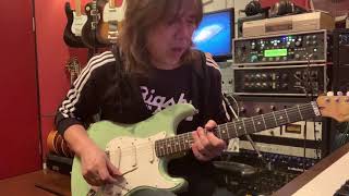 Two Rivers  Jeff Beck Guitar Cover [upl. by Marlowe956]