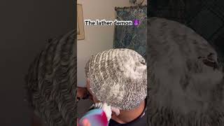 Best lather on YouTube waves 360waves asmr 360wave washandstyle 360jeezy [upl. by Moe]