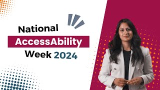 Minister Khera kicks off National AccessAbility Week 2024 [upl. by Naul908]