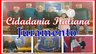 Cidadania Italiana  Juramento [upl. by Hopfinger]