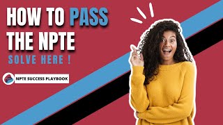 How to pass the NPTE in 2023  Passed NPTE Exam in 6 WEEKS [upl. by Drarej376]