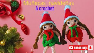 WOW muñecas tejidas a crochet PARA NAVIDAD crochet para principiantes [upl. by Anividul]