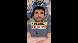 Gli studenti a Pisa e a Firenze sono scivolati sopra i manganelli e si sono fatti male [upl. by Schmitz]