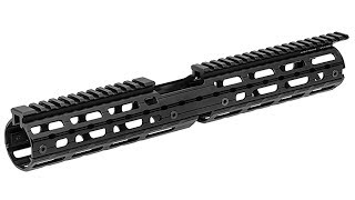 HowTo Install a UTG Super Slim Drop In Handguard on a Ruger AR556 585 [upl. by Aleak]