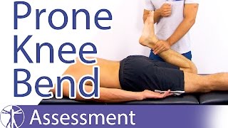 Reversed Lasègue or Prone Knee Bending Test [upl. by Lilli]