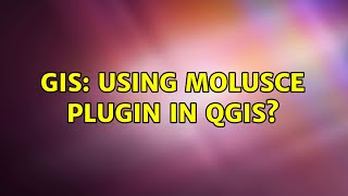 GIS Using MOLUSCE plugin in QGIS [upl. by Gray392]