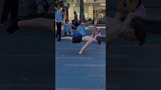 Calisthenics public reaction 😮 viral shortsfeed godsofcalisthenics trending calisthenics [upl. by Nylrahs]