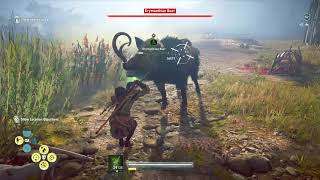 Assassins Creed Odyssey Erymanthian Boar Boss Fight [upl. by Yelraf]