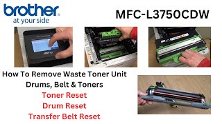 Toner Drum and Transfer Belt Counter Reset On A Brother MFCL3750 Printer Among Other Things [upl. by Bridge]